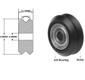 Rueda v-slot tipo B